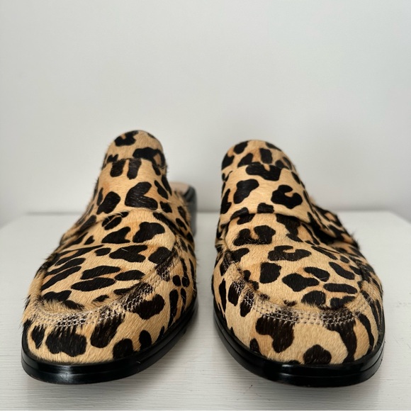 MI PIACI ‘Scotty’ Leopard Print Pony Hair Mule Loafers Women’s Size EU 41 - Picture 3 of 13